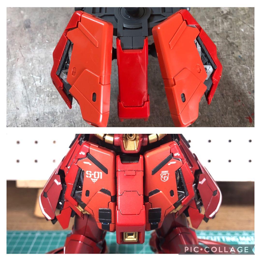 バンダイ　1/100MG サザビーVer.Ka 完成品　改造模型