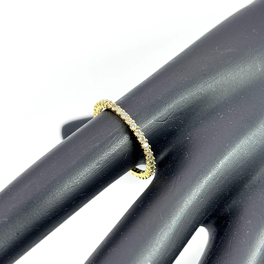 極美品　SWAROVSKI　スワロフスキー　リング　指輪　13号　ゴールド