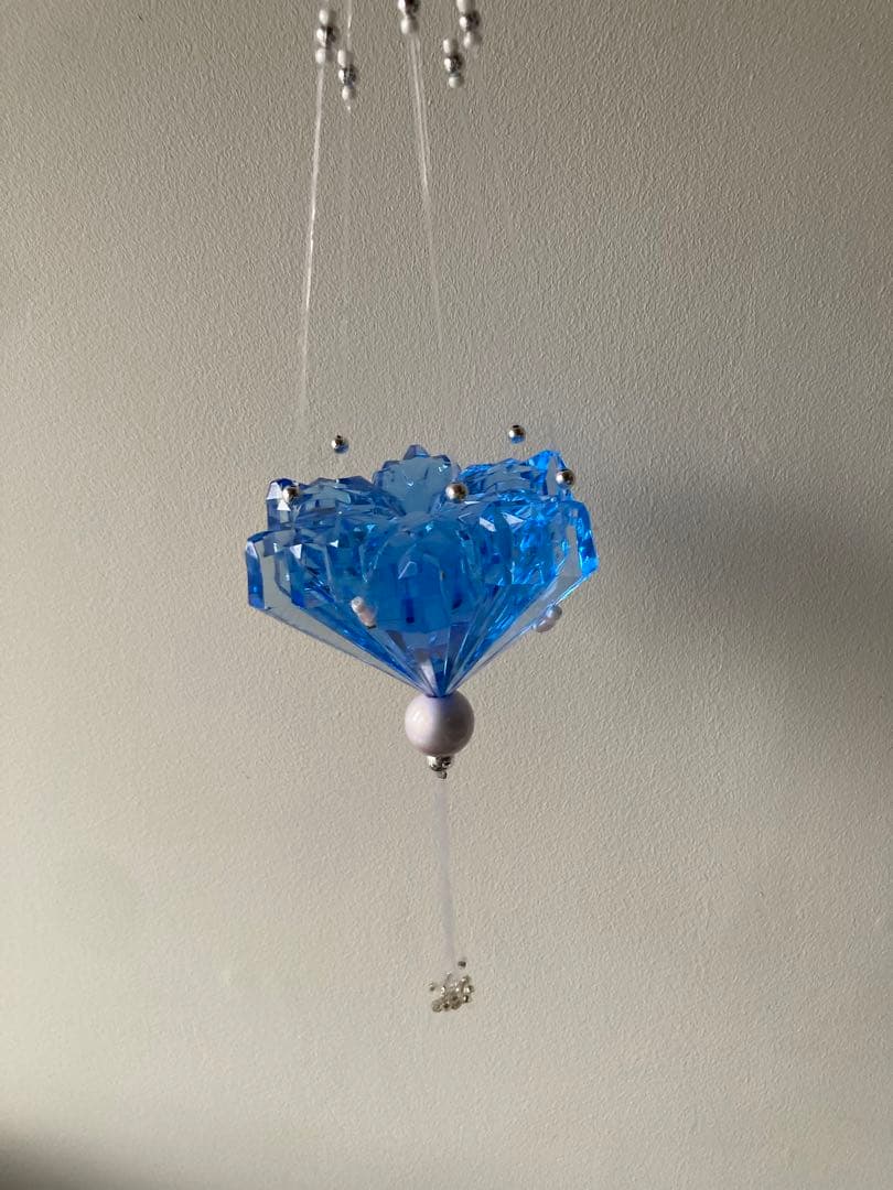 ビンテージ クリスタルオブジェ インダストリアル シャンデリア