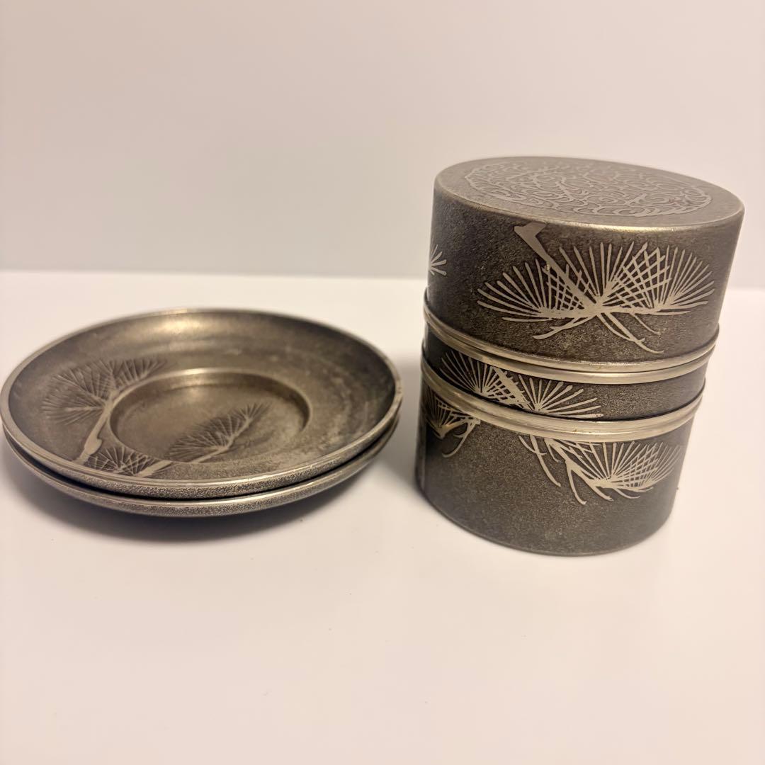 錫半 茶壺 本錫 茶入 茶道具 - メルカリ