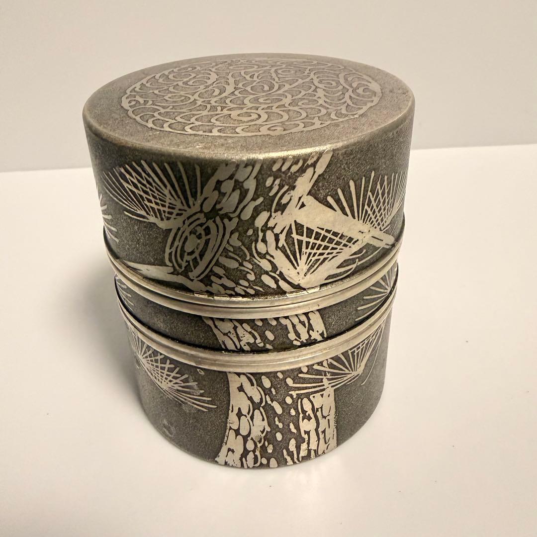 錫半 茶壺 本錫 茶入 茶道具 - メルカリ