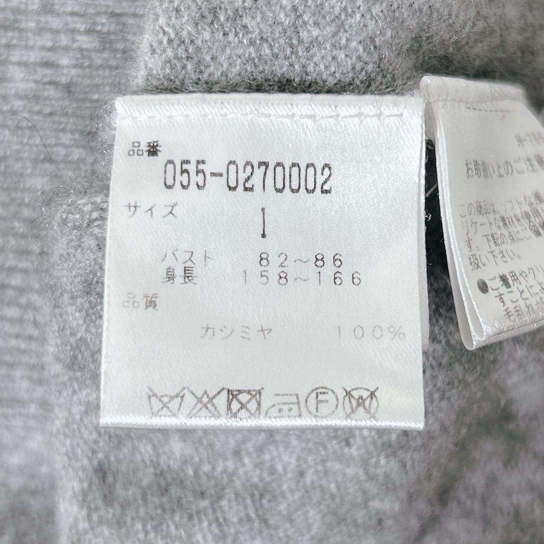 パーリーゲイツ カシミヤ100% ロゴ　ニット M セーター　クルーネック