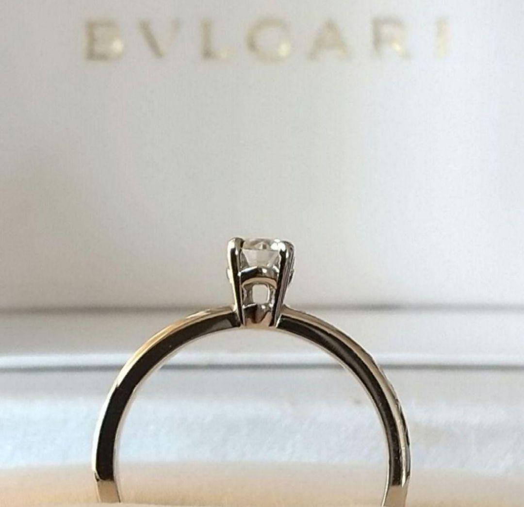 出品は本日22時まで！ブルガリ ローマ アモール リング 0.3ct/G/VS1
