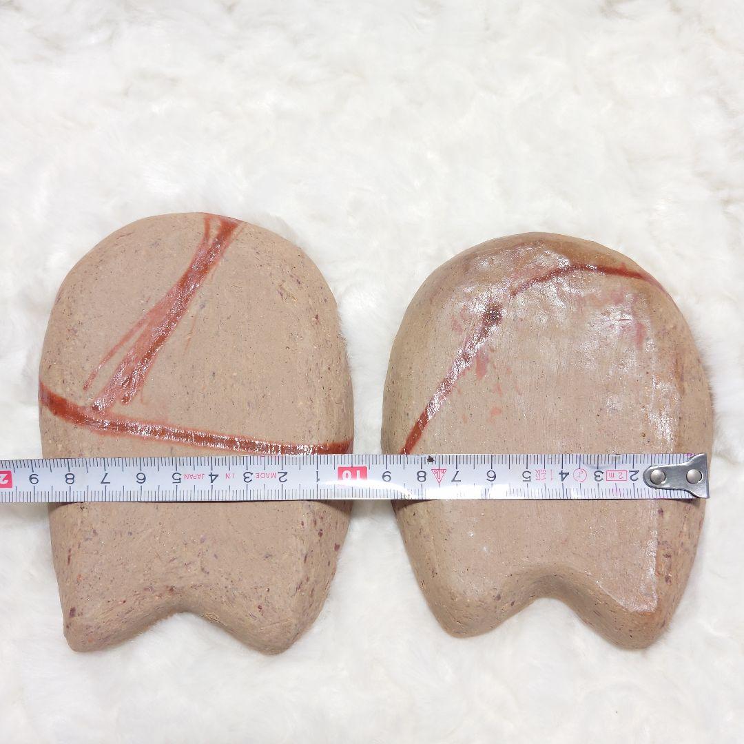 ◎【2517】112.アザラシ 皿…備前焼