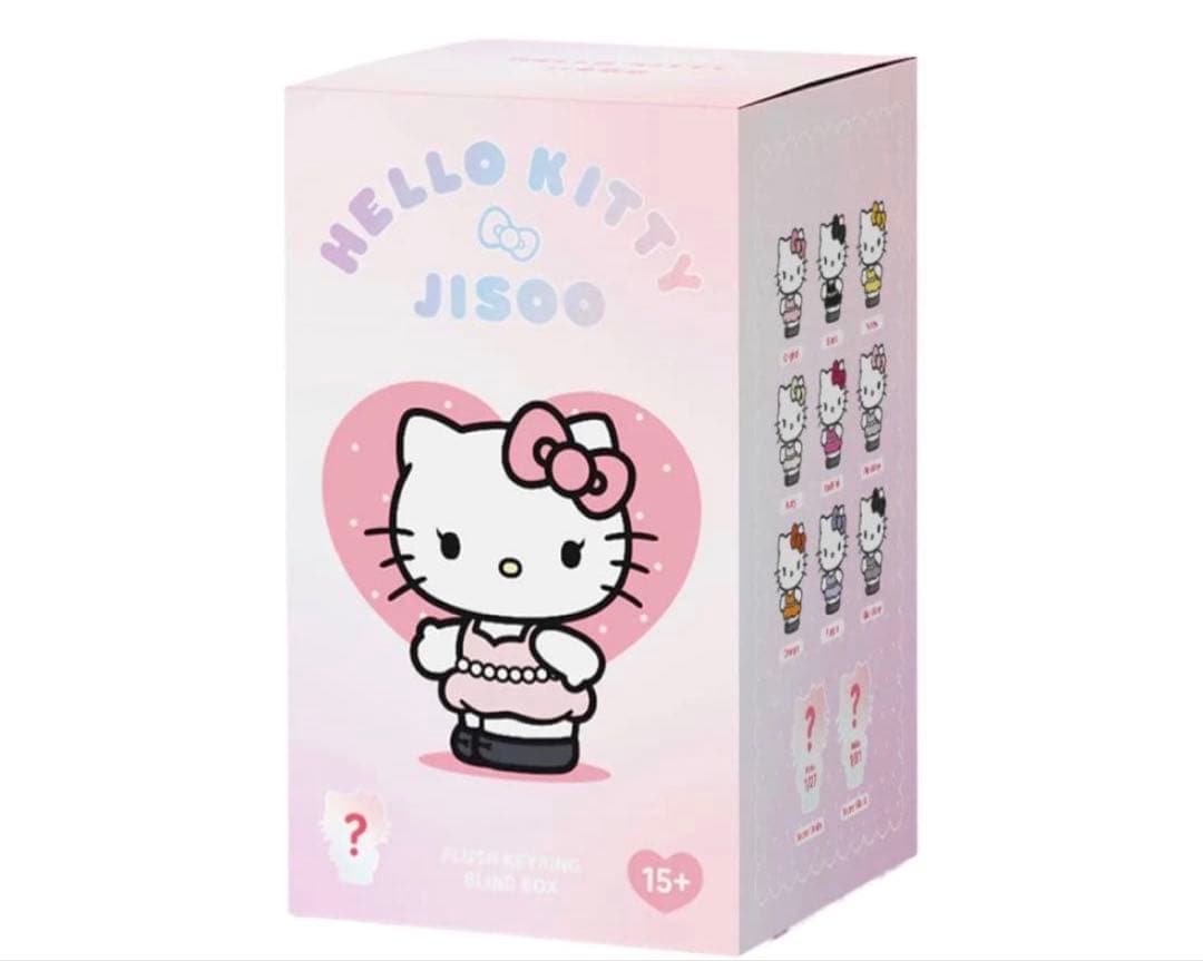 韓国限定 ジス（JISOO）× ハローキティ コラボ PLUSHキーリング - メルカリ