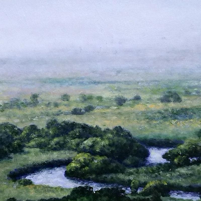 ★近藤 博史 ★「湿 原 」油絵Ｆ4号　新品！