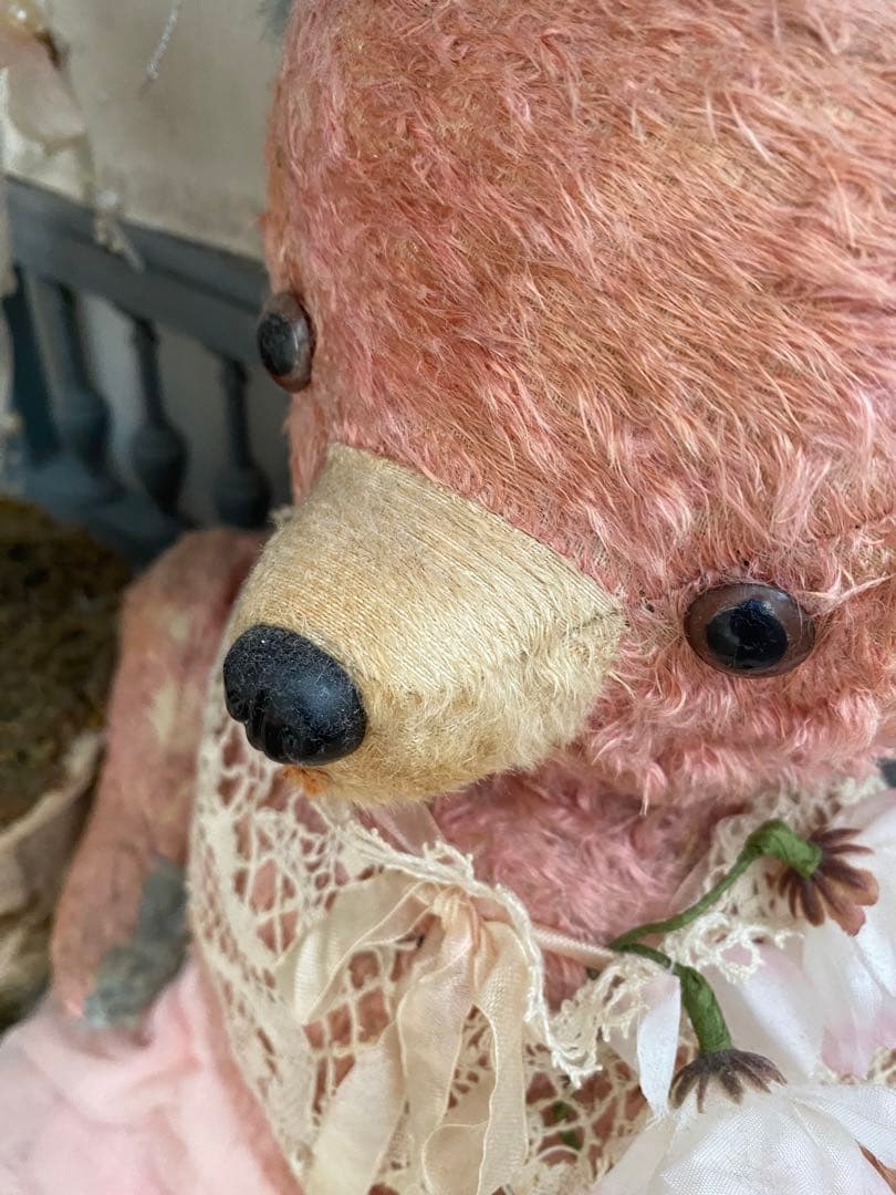 アンティーク　ピンクベア