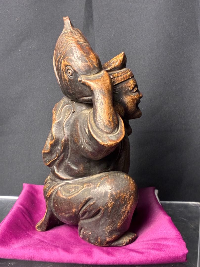 備前焼 恵比寿様 置物 A-35