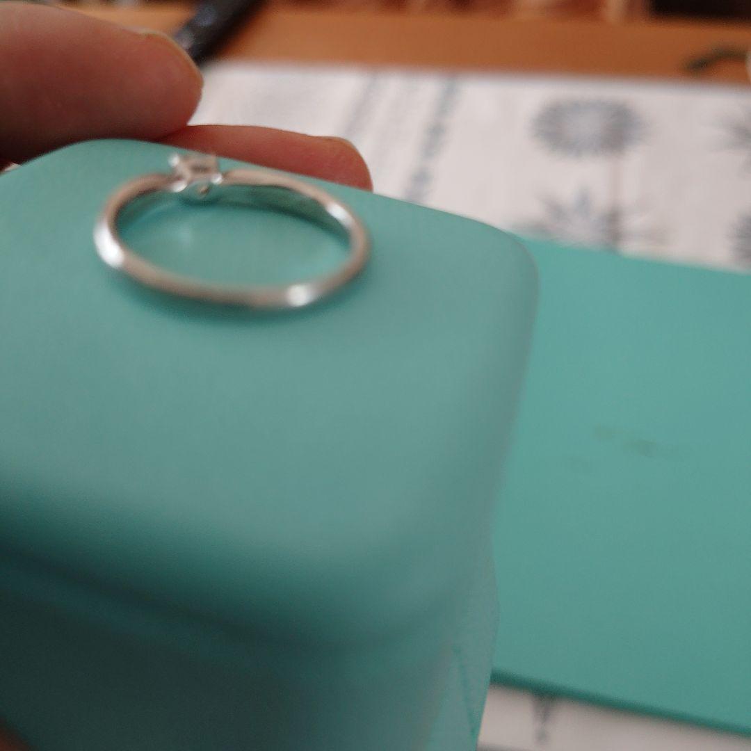 ティファニーハーモニーリング。11.5から12号、H.IF3EXの綺麗なリング。