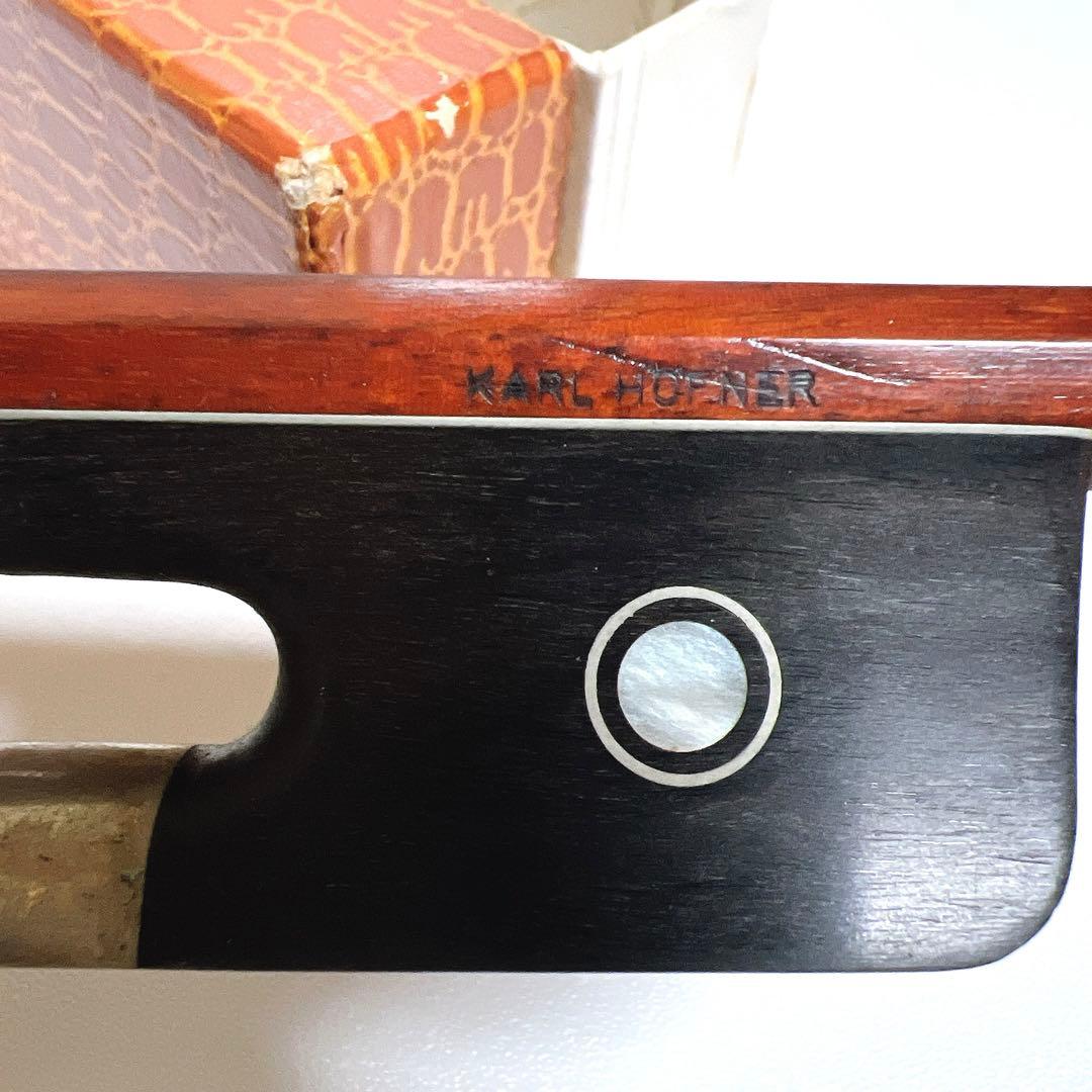 KARL HOFNER チェロ弓 4/4 カールヘフナー 張り替え不用 Karl Hofner