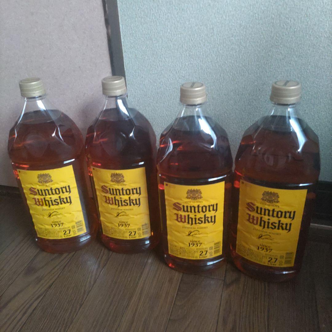 サントリーウイスキー 2.7リットル　４本 Amazon.co.jp: 角瓶 2700ml [サントリー ウイスキー 日本 大容量