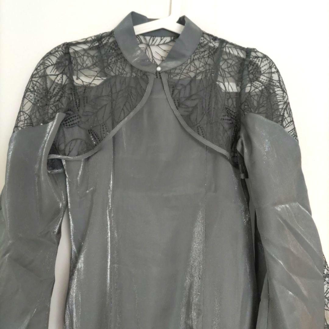 LEJA】リーフ刺繍 パールボレロ付 マーメイドドレス 2点セット 結婚式