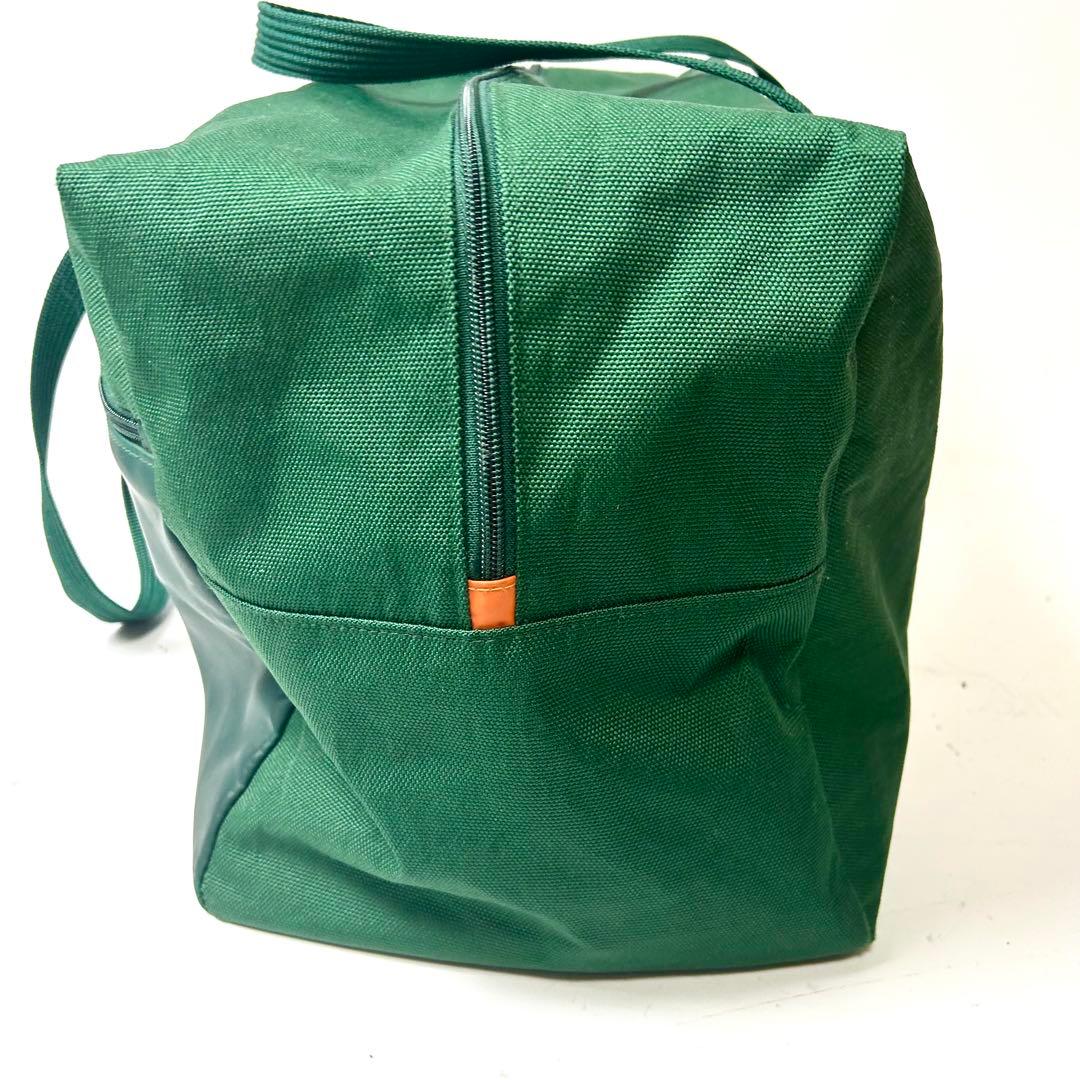 エルメス オードランジュヴェルト キャンバス ボストン バッグ グリーン