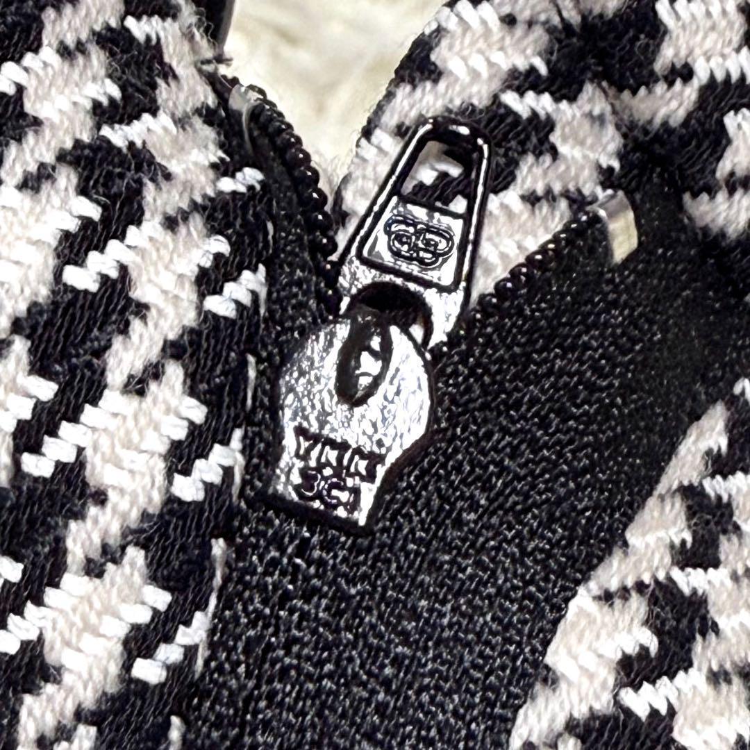 BALENCIAGA バレンシアガ 変形スカート BBロゴ ゴールド金具 千鳥柄