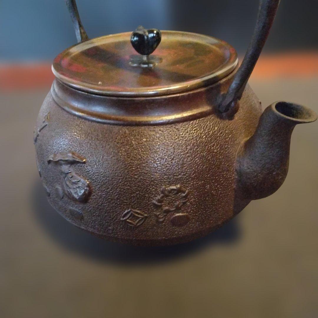鉄瓶 ？泉堂 工芸品 最新