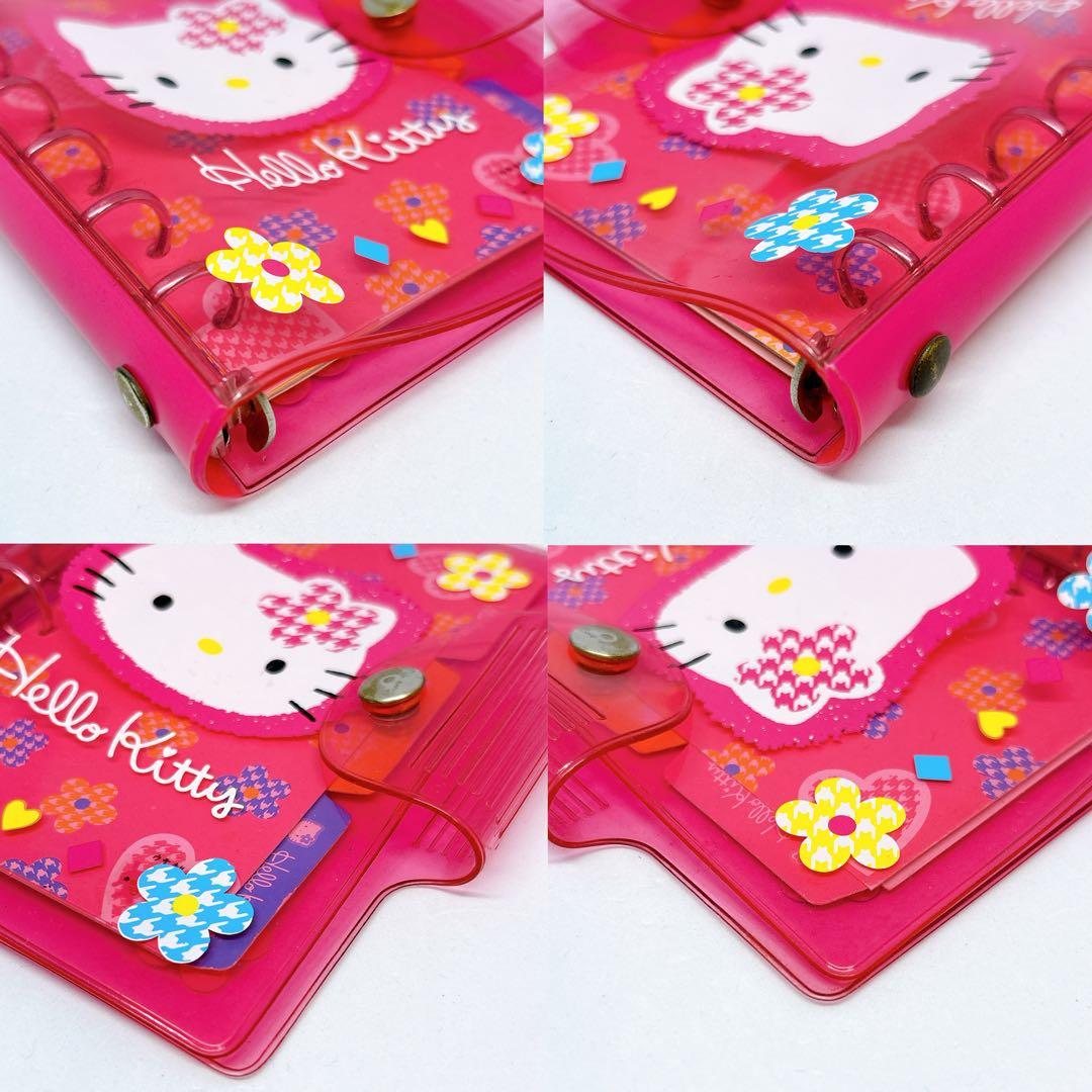 ハローキティ カオハナ 平成レトロ システム手帳 シール 6穴 リング