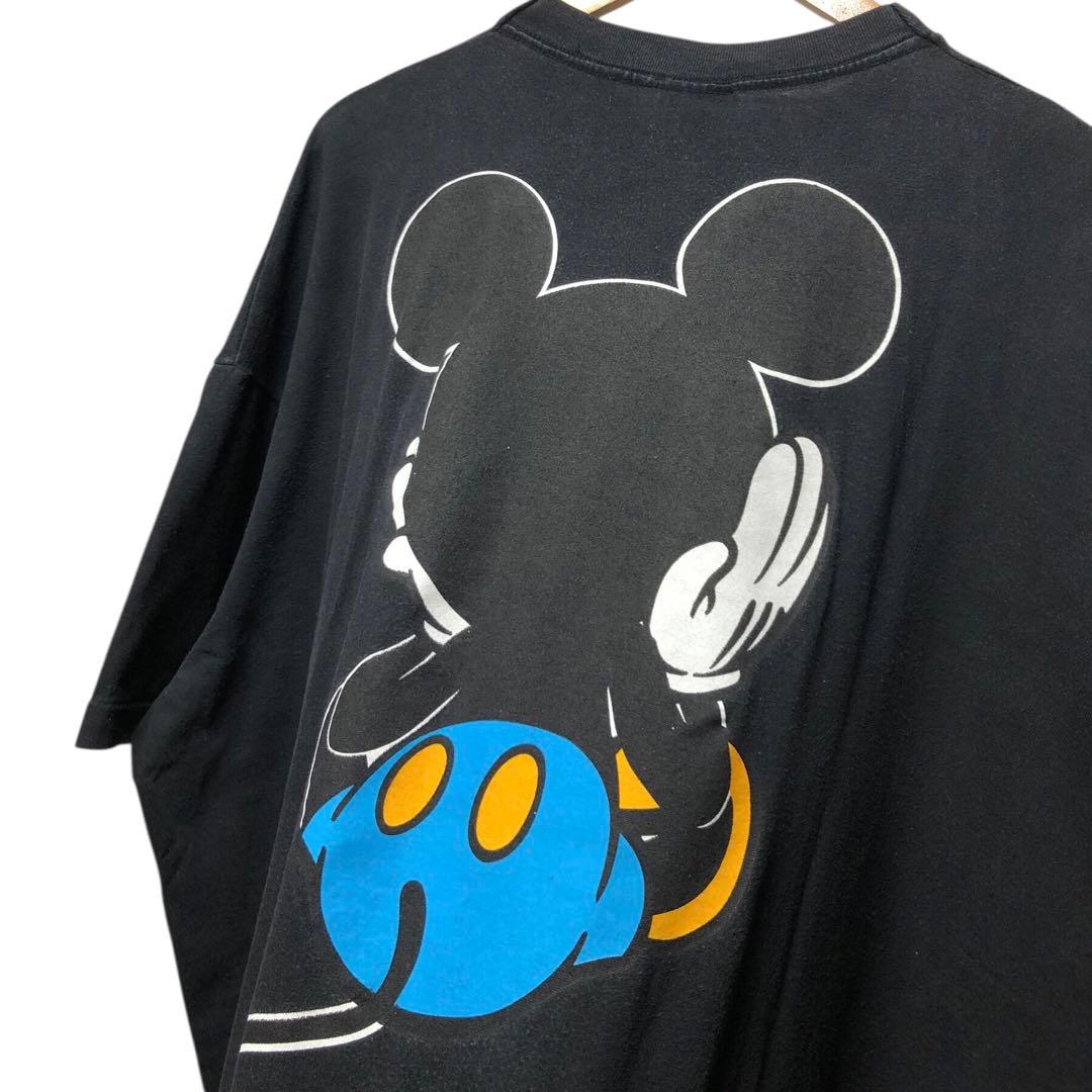 K*.様 90s お座りミッキー 青パン 両面 Tシャツ one size - メルカリ
