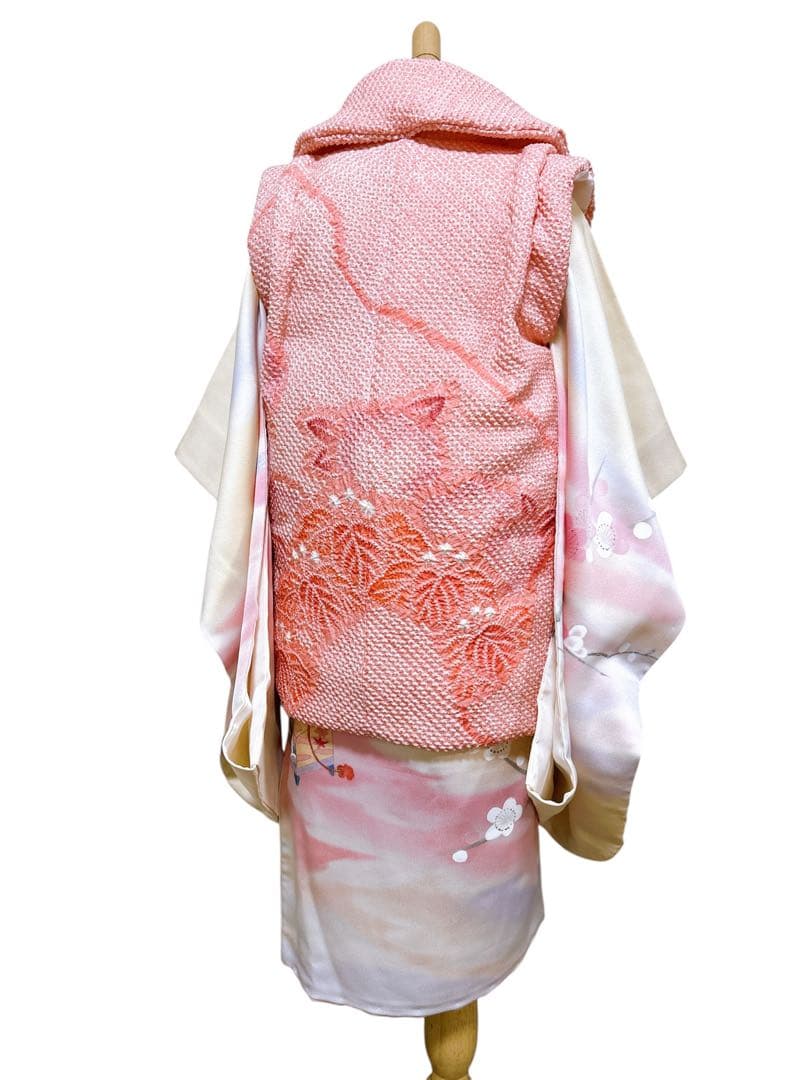 豪華逸品【作家物：寺島節朗】♡七五三　3歳　女の子　フルセット　正絹　ピンク