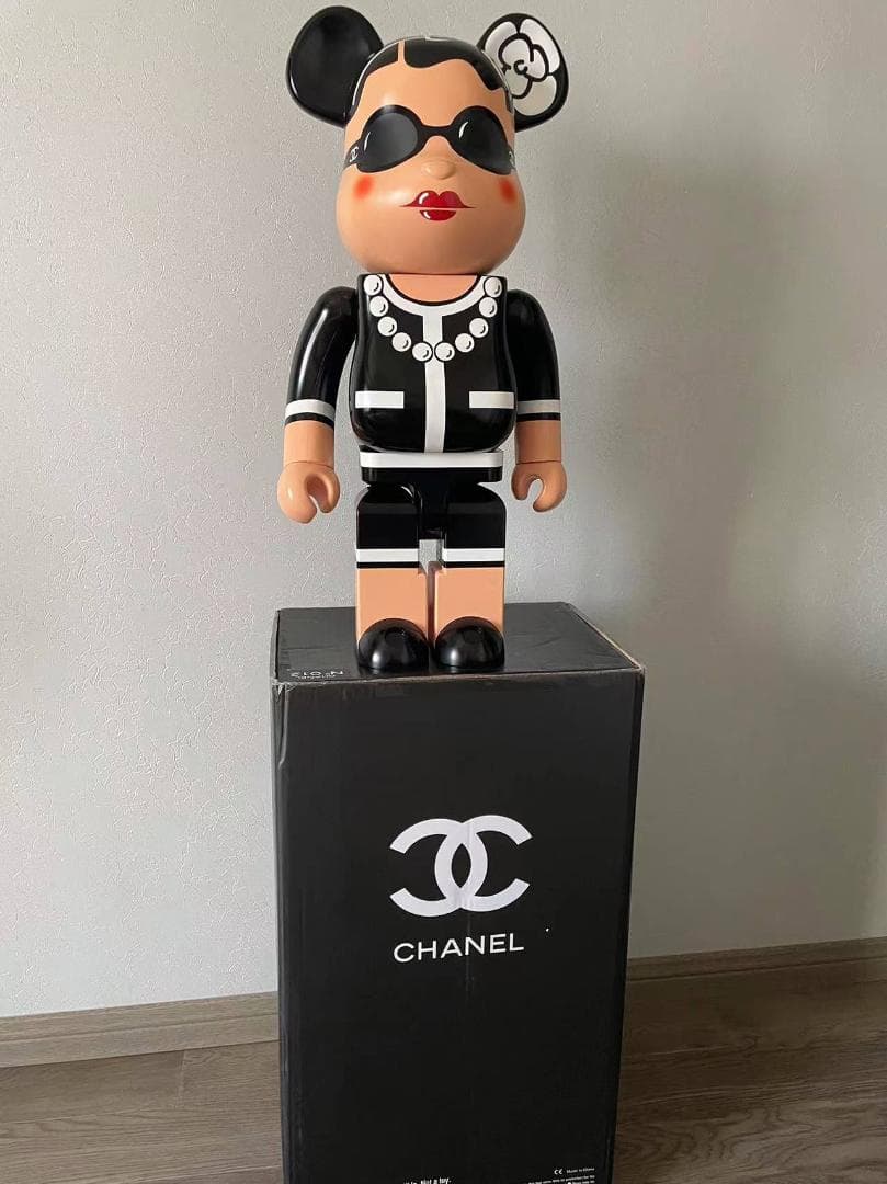 激レア CHANEL シャネル BE@RBRICK ベアブリック 1000% - メルカリ
