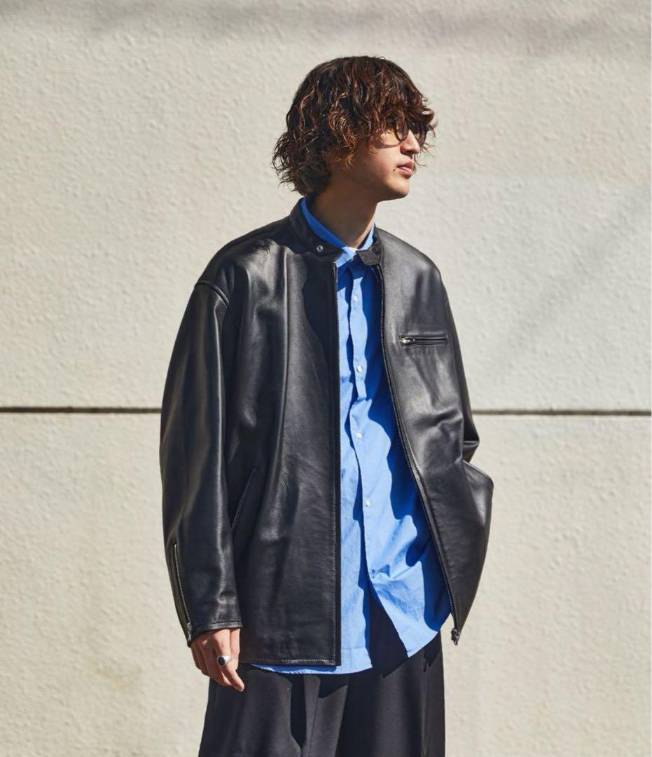 Graphpaper 【ARK別注品】Sheep Leather ライダース メンズ