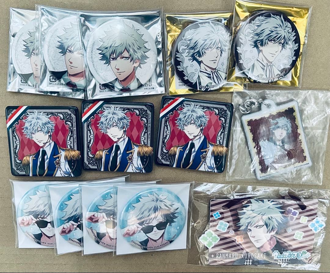 うたプリ 黒崎蘭丸 缶バッジ カルナイ QUARTET NIGHT