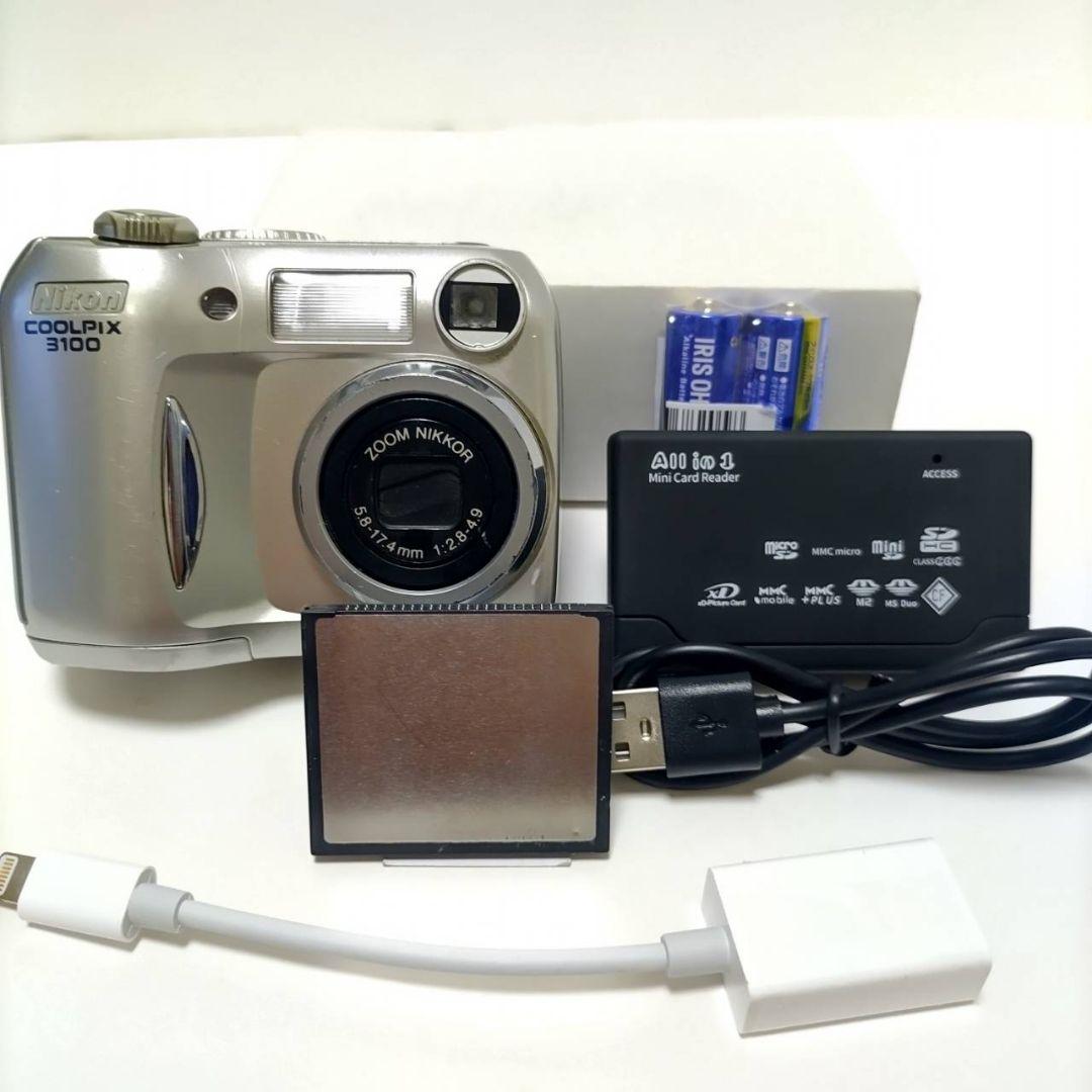 動作確認済み ニコン COOLPIX 3100 オールドコンデジ デジカメ - メルカリ