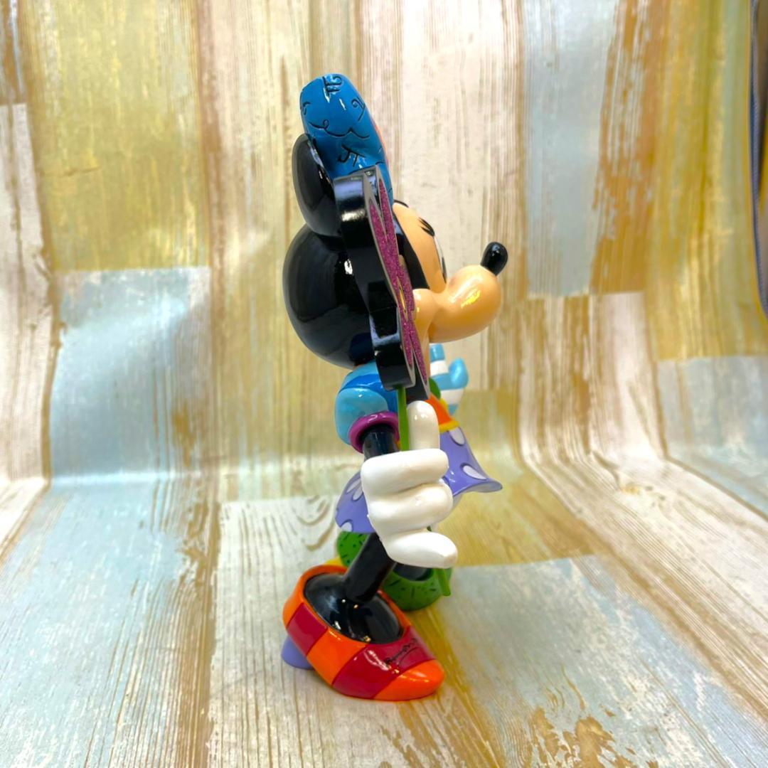 ミニーマウス Minnie Mouse エネスコ BRITTO お花 フィギュア