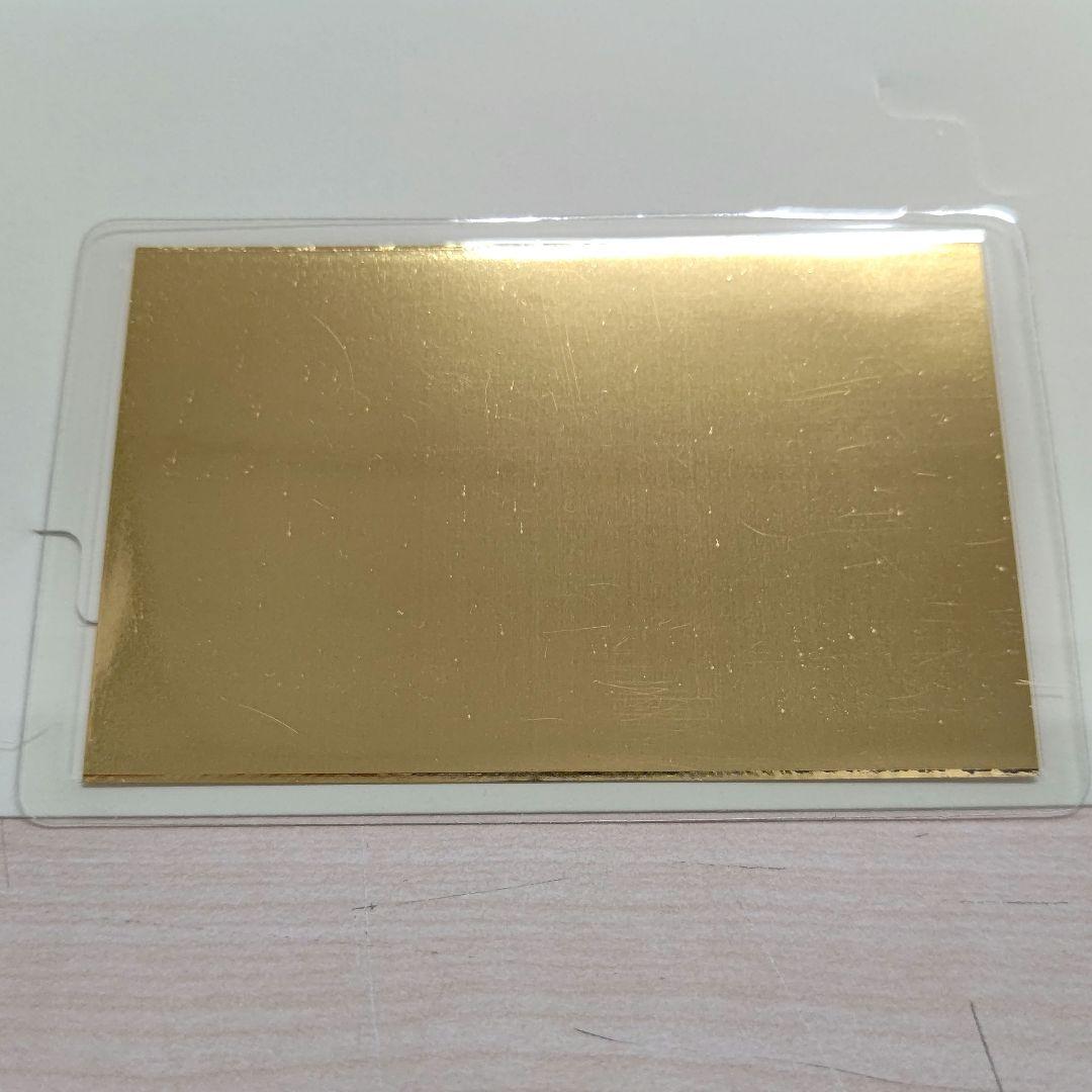 ☆未使用☆ 徳力本店 純金干支カード 純金1g 丑 ラミネートフィルム付き