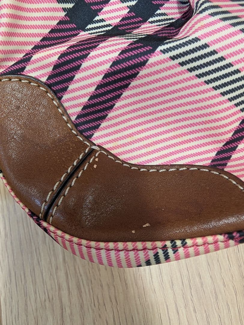 BURBERRY バーバリー ブルーレーベル ノバチェック ハンドバッグ