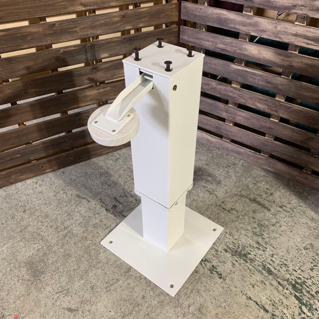 H910\" シギヤマ家具 NORDI 昇降式ダイニングテーブル ホワイト