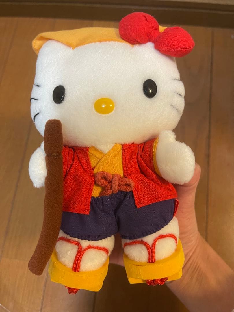 レア☆ご当地キティ ハローキティ 茨城限定 水戸黄門 ぬいぐるみ