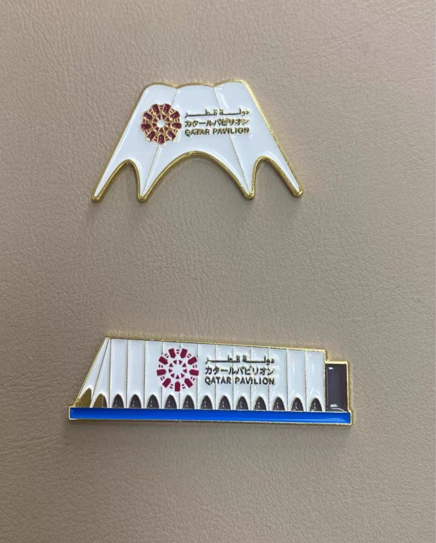 関西万博、expo2025、Pavilion、ピンバッジ、カタール館、レア