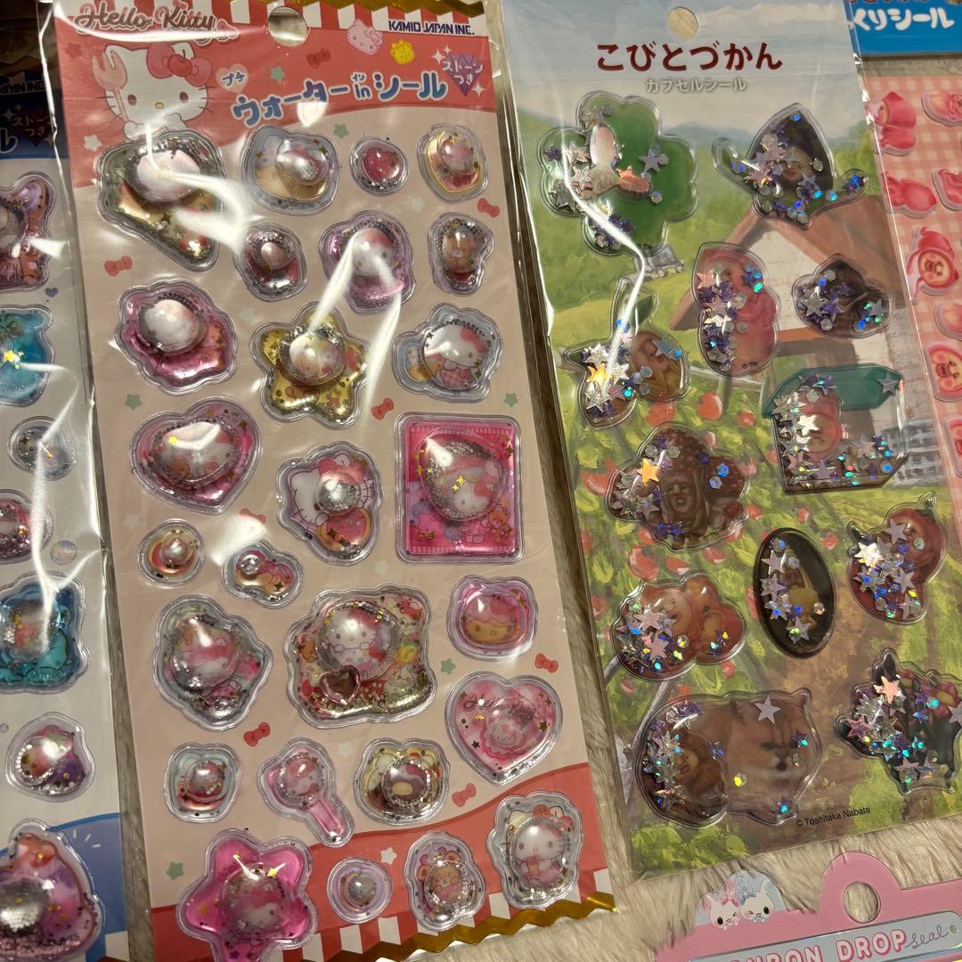 シール　まとめ売り　シール帳　ボンボンドロップシール　キティ　マイメロ　シナモン