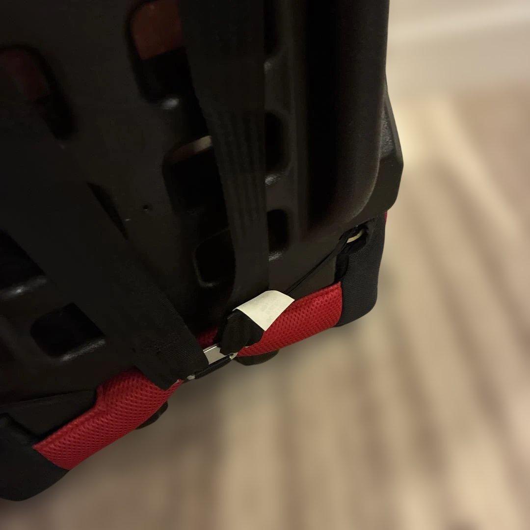 極美品 アップリカ エアグルーヴプラス レッド ジュニアシート