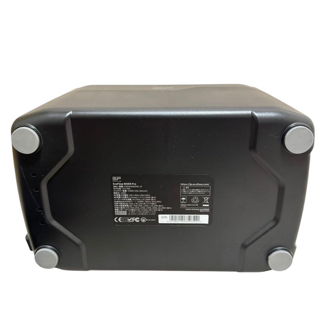 未使用保管品 EcoFlow RIVER 600 Pro EF4 PRO 男性用美used 時計稼働・