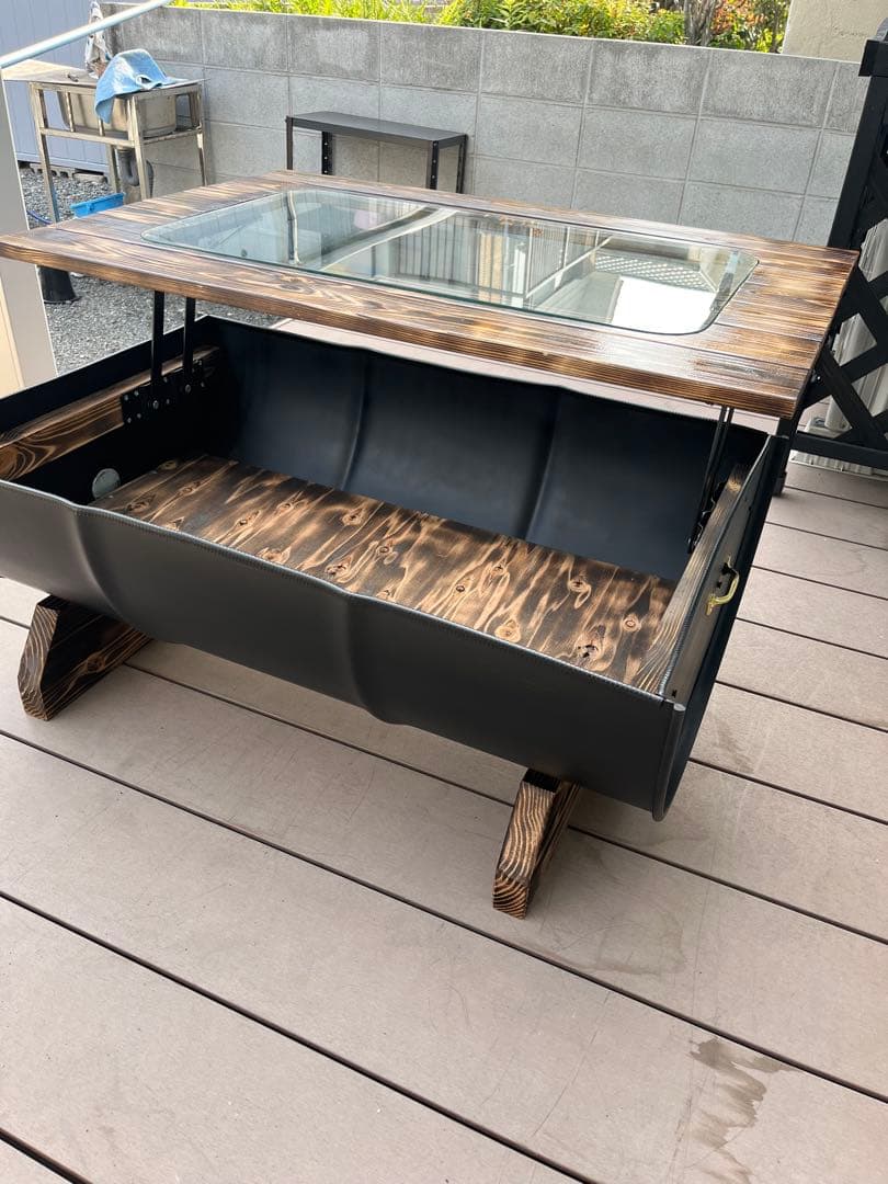 UN-- Under Nest--様 専用ドラム缶テーブル 送料無料-今季特売