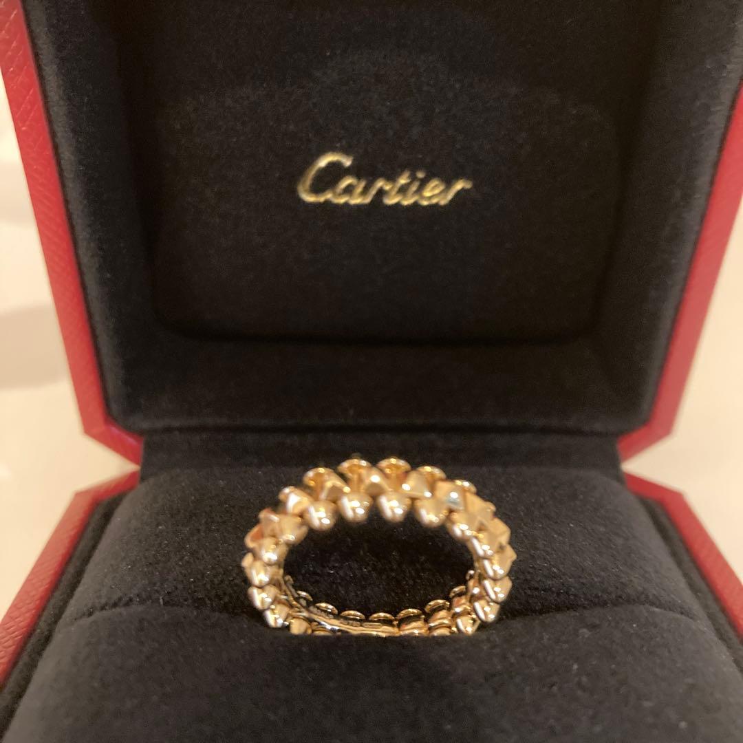 【1/5までの価格】カルティエ　クラッシュ　リング　ピンクゴールド　48