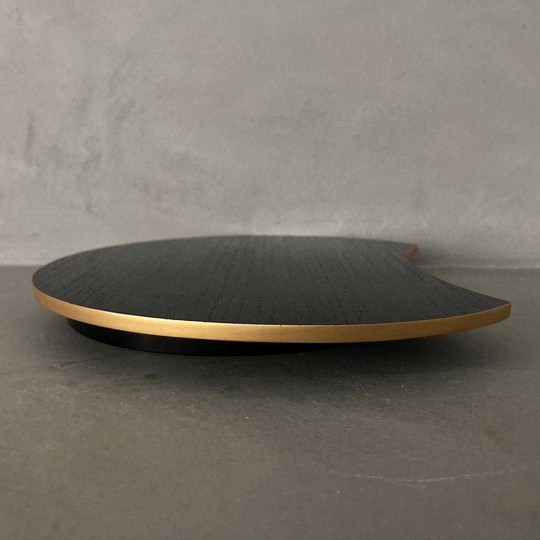 【美品】哲公房 中村宗哲 三彩金釦 遊々盆 雪月花 共箱 茶道具 盆3点