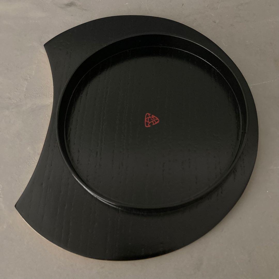 【美品】哲公房 中村宗哲 三彩金釦 遊々盆 雪月花 共箱 茶道具 盆3点