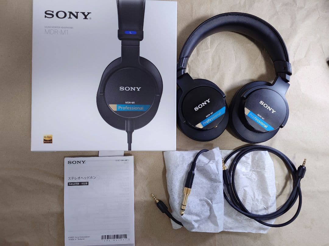 SONY MDR-M1 有線モニターヘッドホン