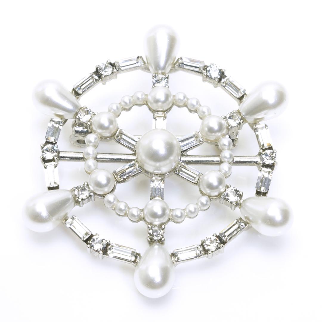 新品未使用エルメスブローチ シェーヌ・ダンクル グレー系 ヴェール