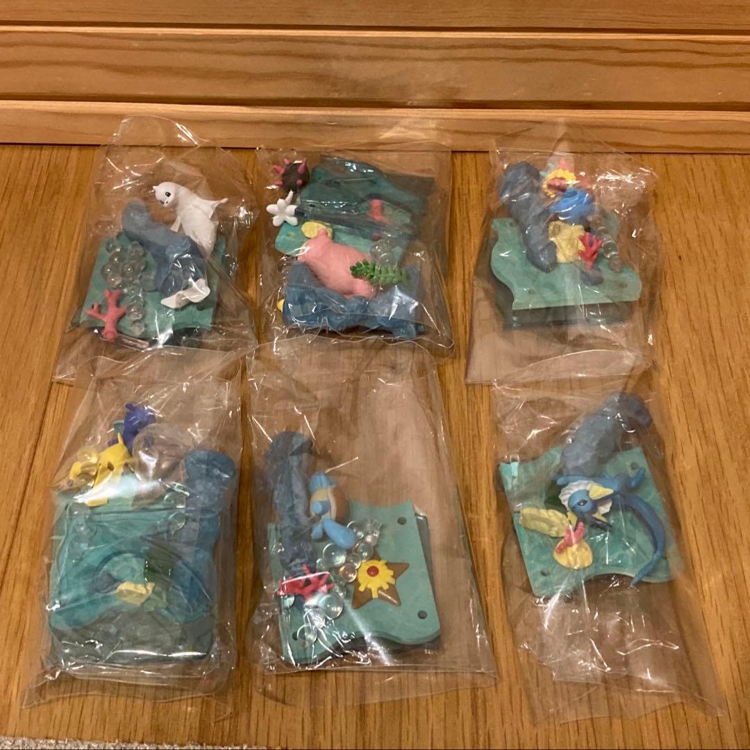 全6種セット 「あつめて ひろがる!ポケモンワールド きらめきの海