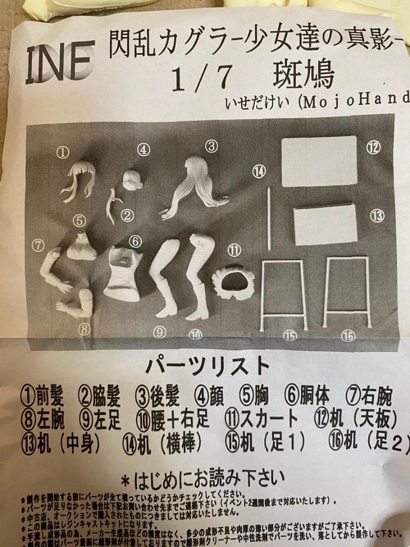 INF 斑鳩 閃乱カグラ 少女達の真影 ガレージキット