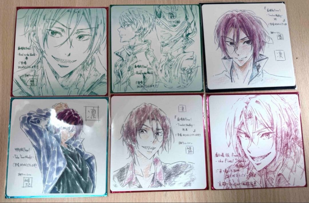 劇場版Free! 入場者特典 色紙 松岡凛 - メルカリ