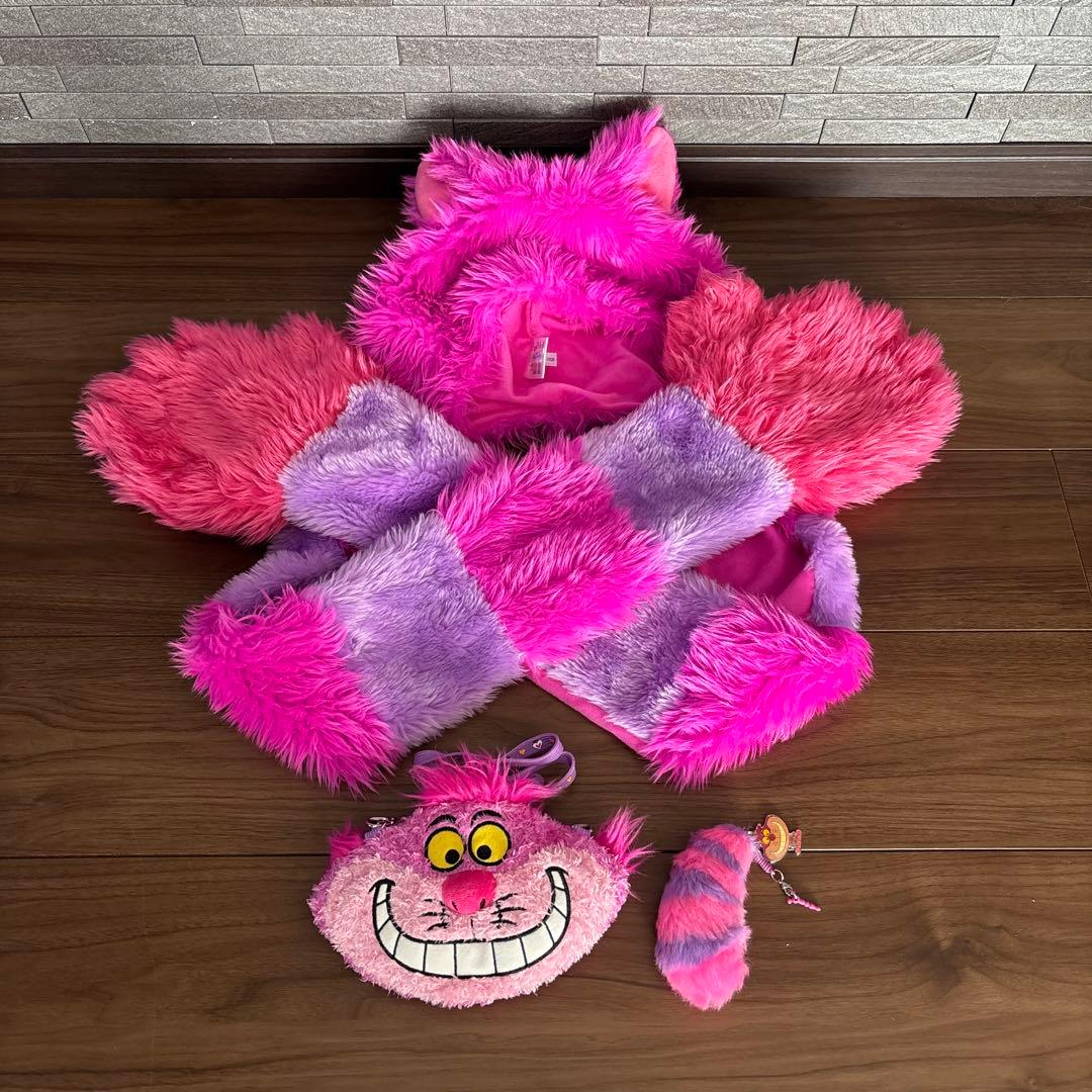 チェシャ猫 マフラーキャップ ポシェットカードケース キーホルダー 3