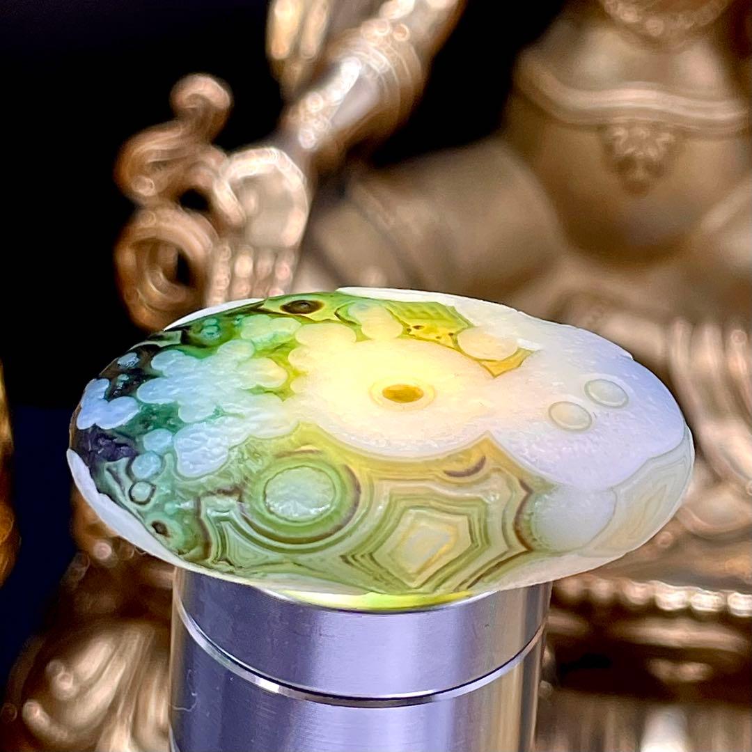 究極のゴビアゲートゴビ瑪瑙蒙古瑪瑙水石根付天眼天珠翡翠化石隕石