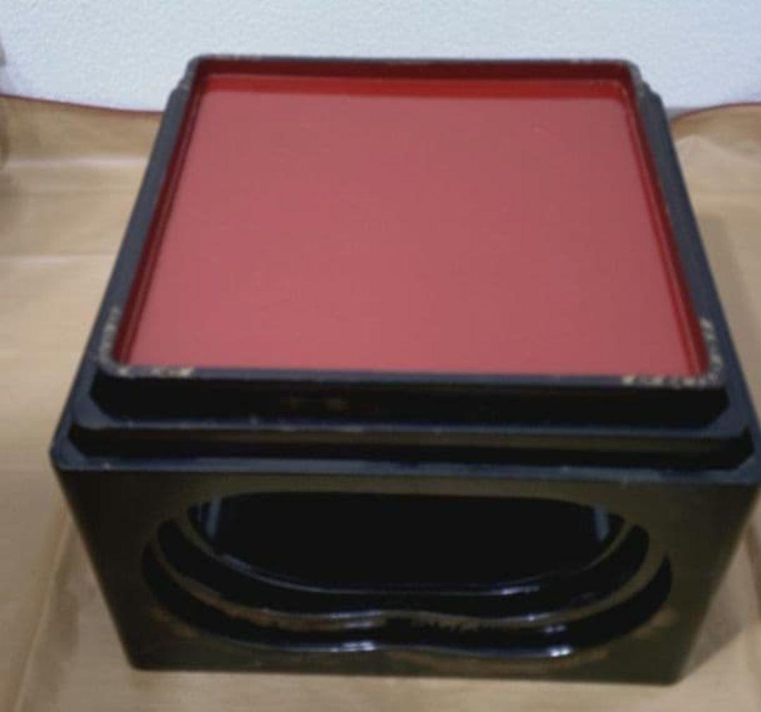 漆器　沈金金蒔絵　木製　脚付きお膳　大中小　御膳　殿様膳　本膳　骨董　時代物