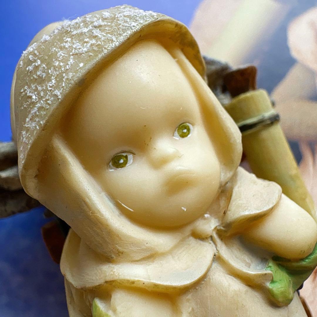 頭上に葉が描かれているレア品 与勇輝 森の妖精 『山