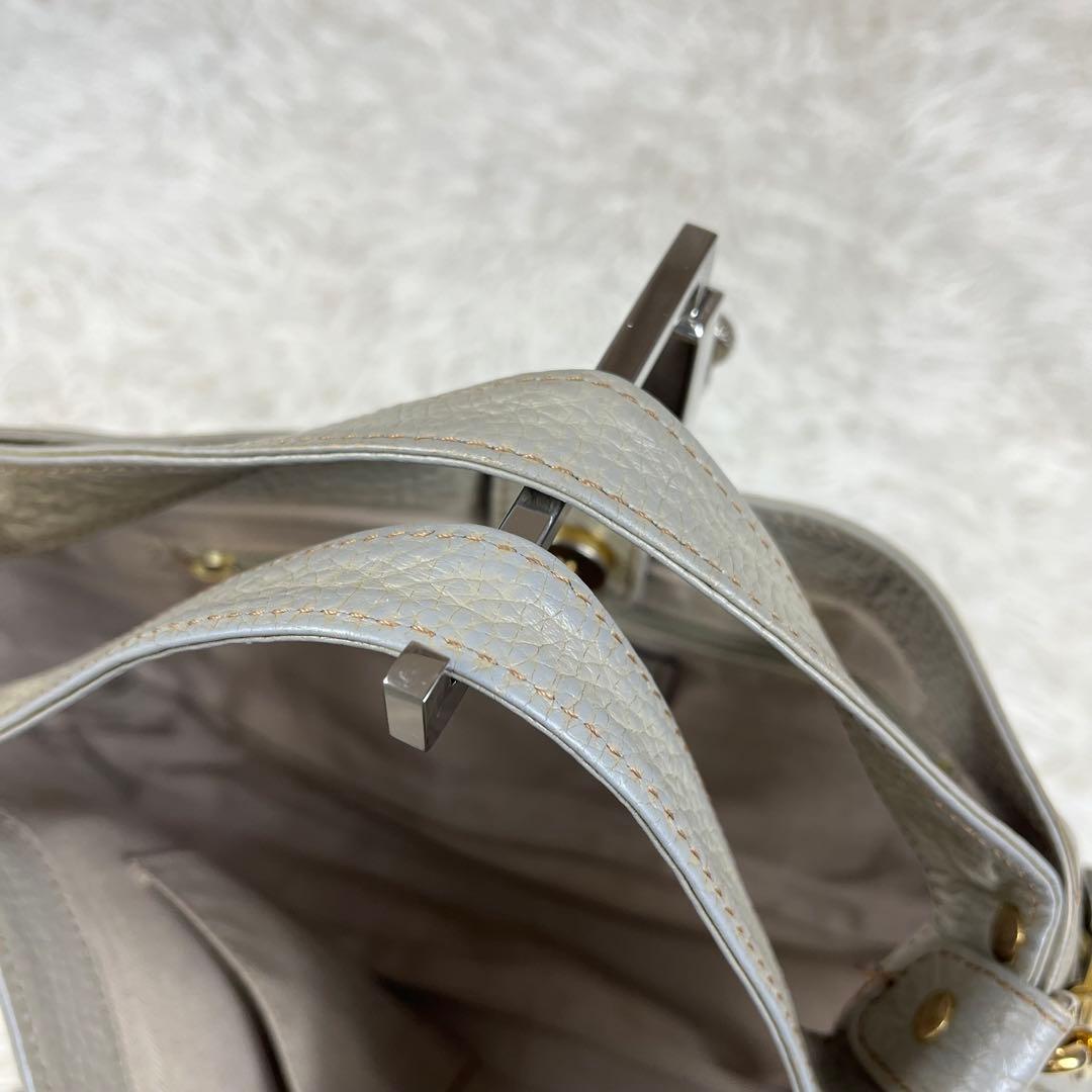 アタオ ATAO「chivy チヴィ」2way ショルダー レザー グレージュ