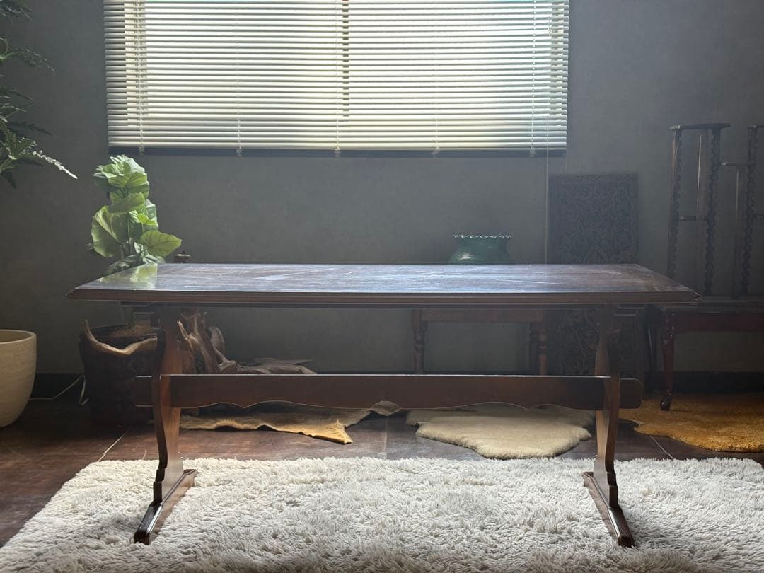 カリモク　karimoku ダイニングテーブル　ビンテージ　アンティーク　G